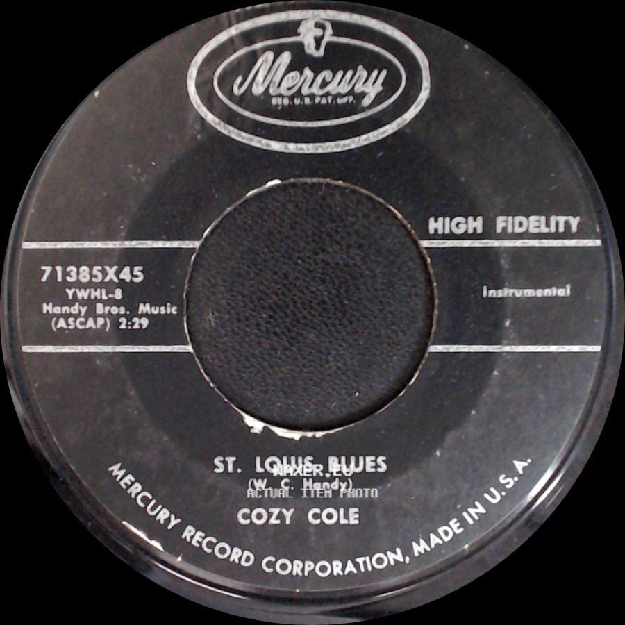 Cozy Cole - Father Cooperates / St. Louis Blues side B