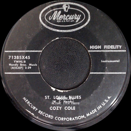 Cozy Cole - Father Cooperates / St. Louis Blues side B