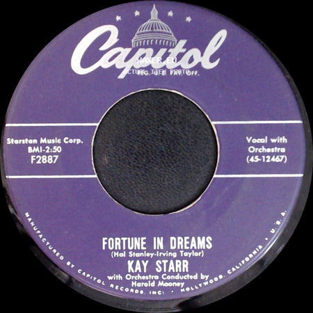 Kay Starr - Fortune In Dreams / Toy Or Treasure side A