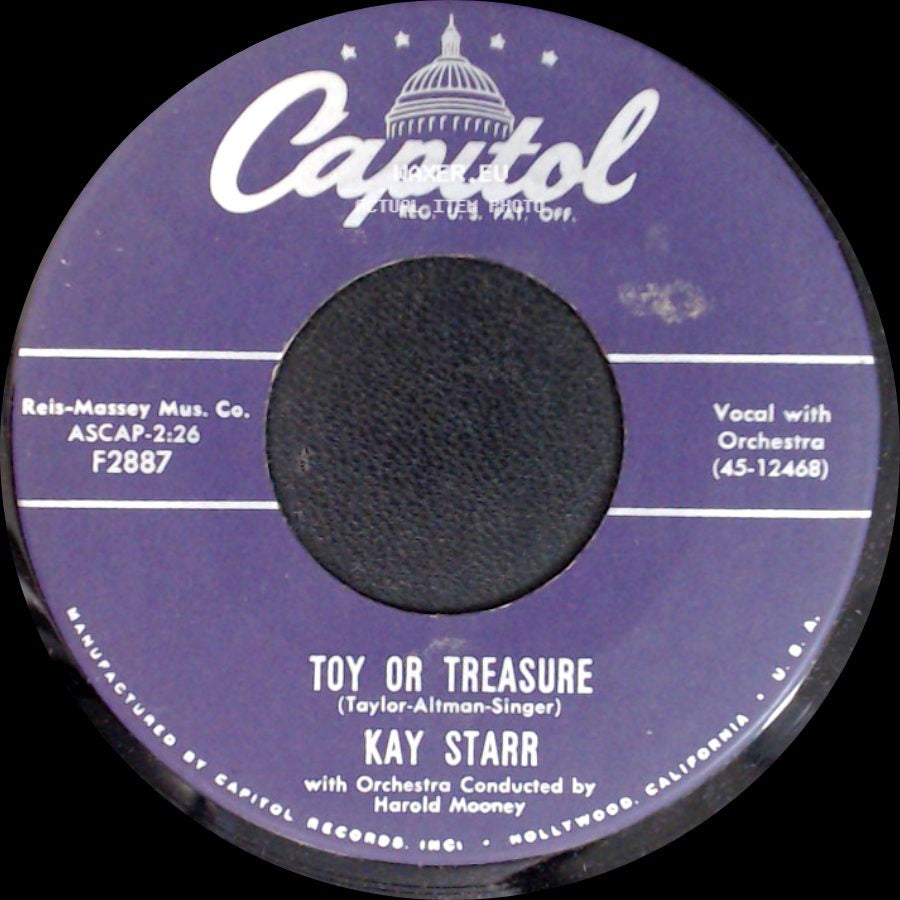 Kay Starr - Fortune In Dreams / Toy Or Treasure side B