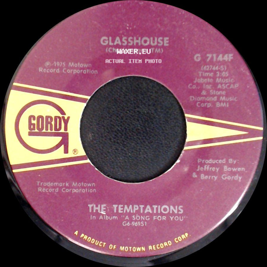 The Temptations - Glasshouse / The Prophet side A