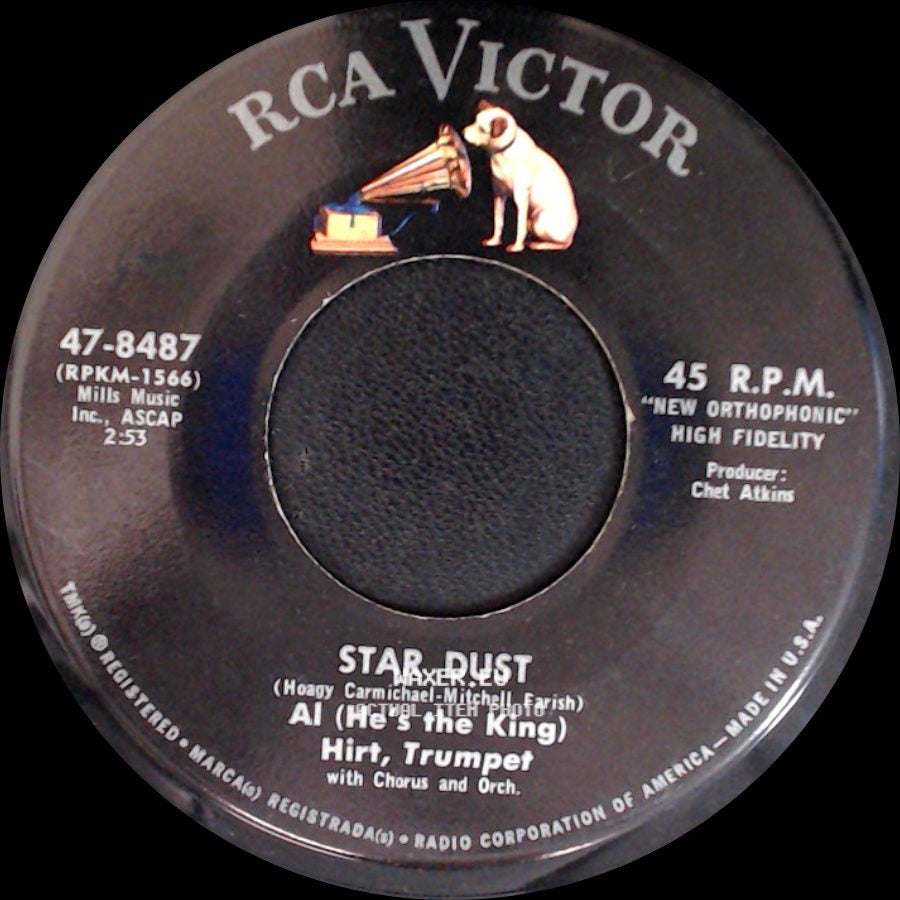 Al Hirt / Al (He's The King) Hirt, Trumpet - Fancy Pants (He's The King) / Star Dust side B