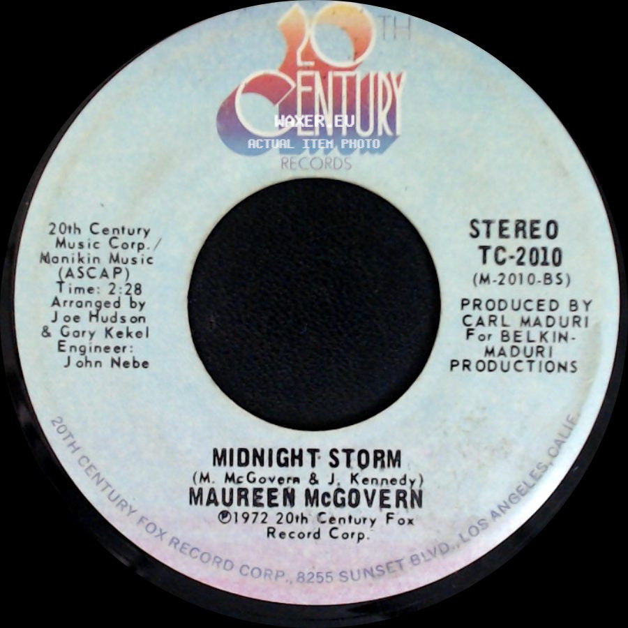 Maureen Mcgovern - Midnight Storm / The Morning After Song From The Poseidon Adventure side A