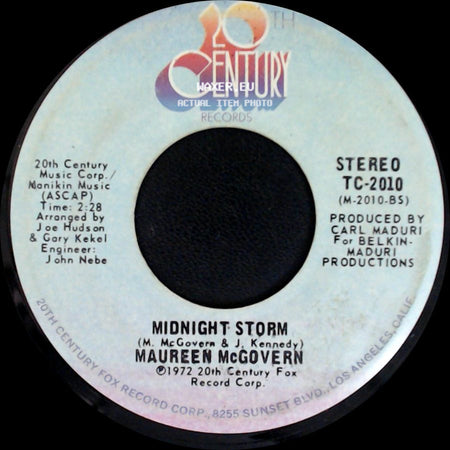 Maureen Mcgovern - Midnight Storm / The Morning After Song From The Poseidon Adventure side A