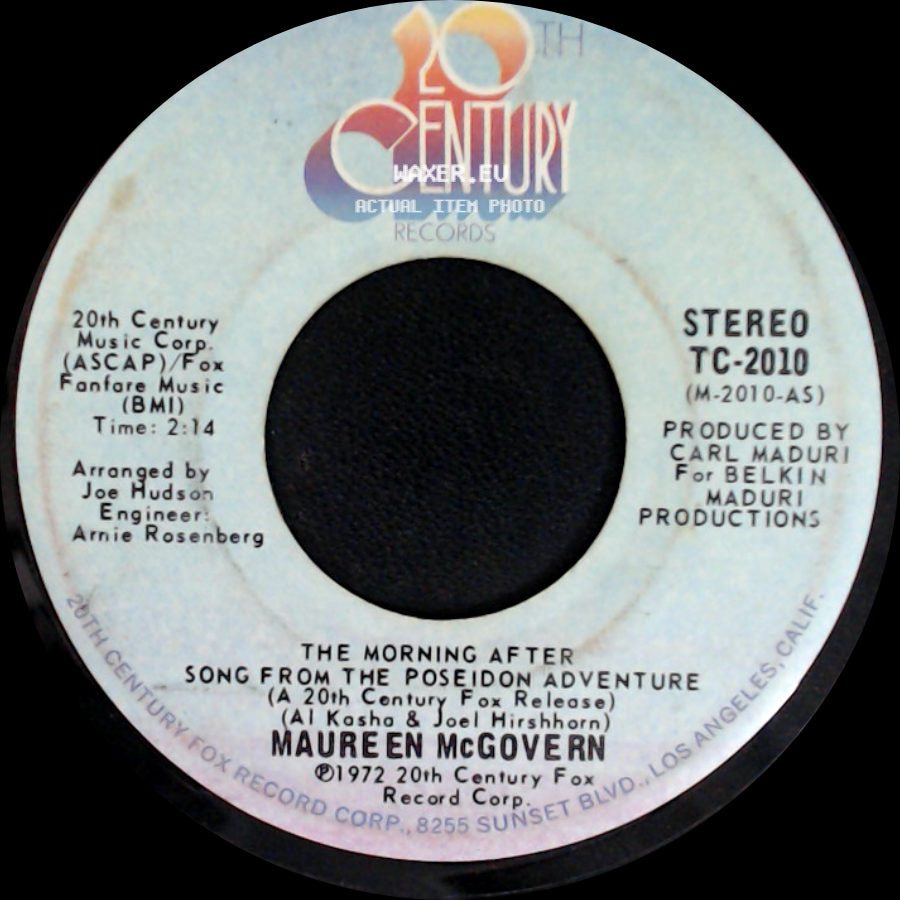Maureen Mcgovern - Midnight Storm / The Morning After Song From The Poseidon Adventure side B