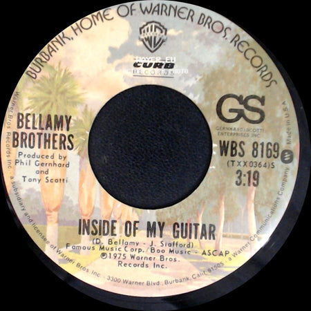 Bellamy Brothers - Inside Of My Guitar / Let Your Love Flow side A