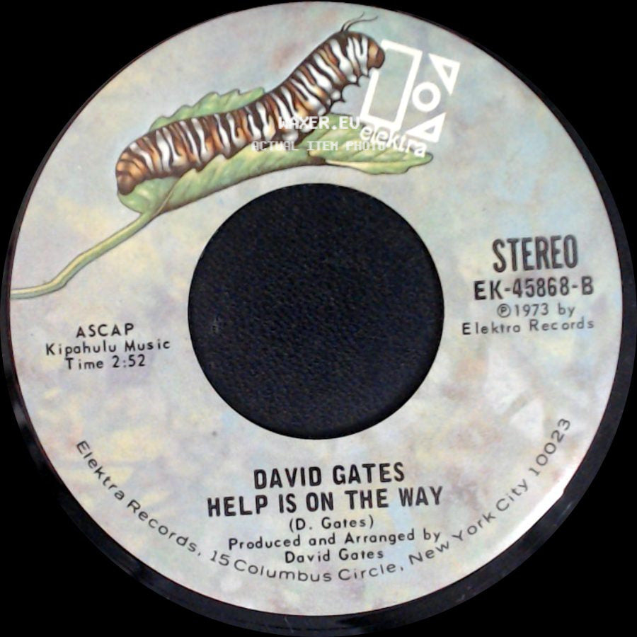 David Gates - Help Is On The Way / Sail Around The World side A