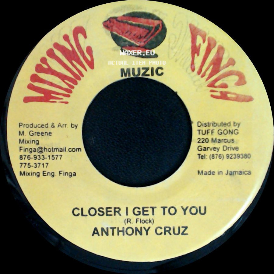 Anthony Cruz - Version / Closer I Get To You side B