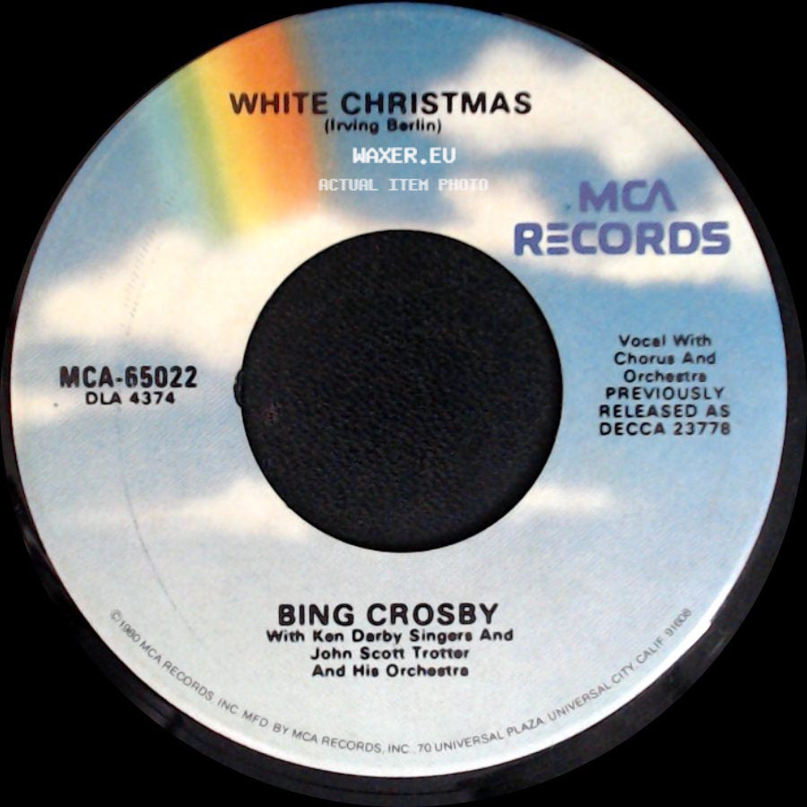 Bing Crosby - White Christmas / God Rest Ye Merry Gentlemen side A