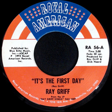 Ray Griff - It's The First Day / Waxahachie Woman side A