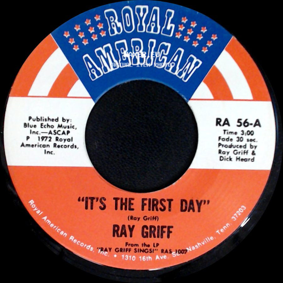 Ray Griff - It's The First Day / Waxahachie Woman side A