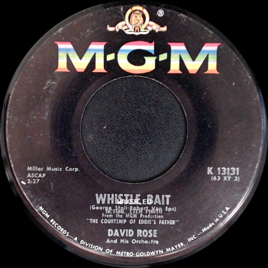 David Rose And His Orchestra - Whistle Bait / How The West Was Won side A