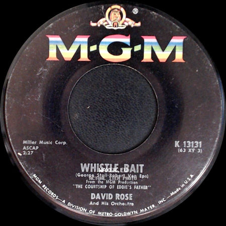 David Rose And His Orchestra - Whistle Bait / How The West Was Won side A