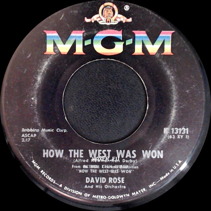 David Rose And His Orchestra - Whistle Bait / How The West Was Won side B