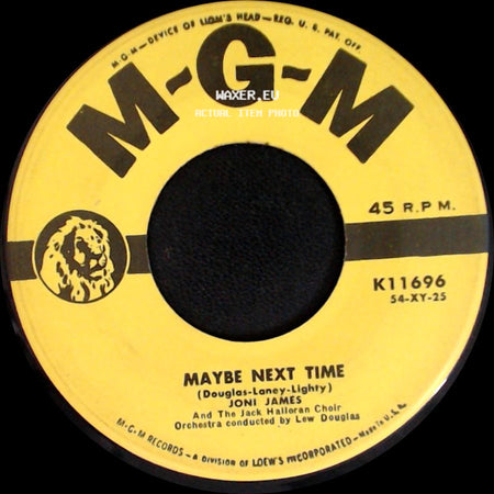 Joni James - Am I In Love / Maybe Next Time side B