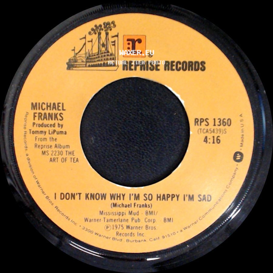 Michael Franks - Popsicle Toes / I Don't Know Why I'm So Happy I'm Sad side B