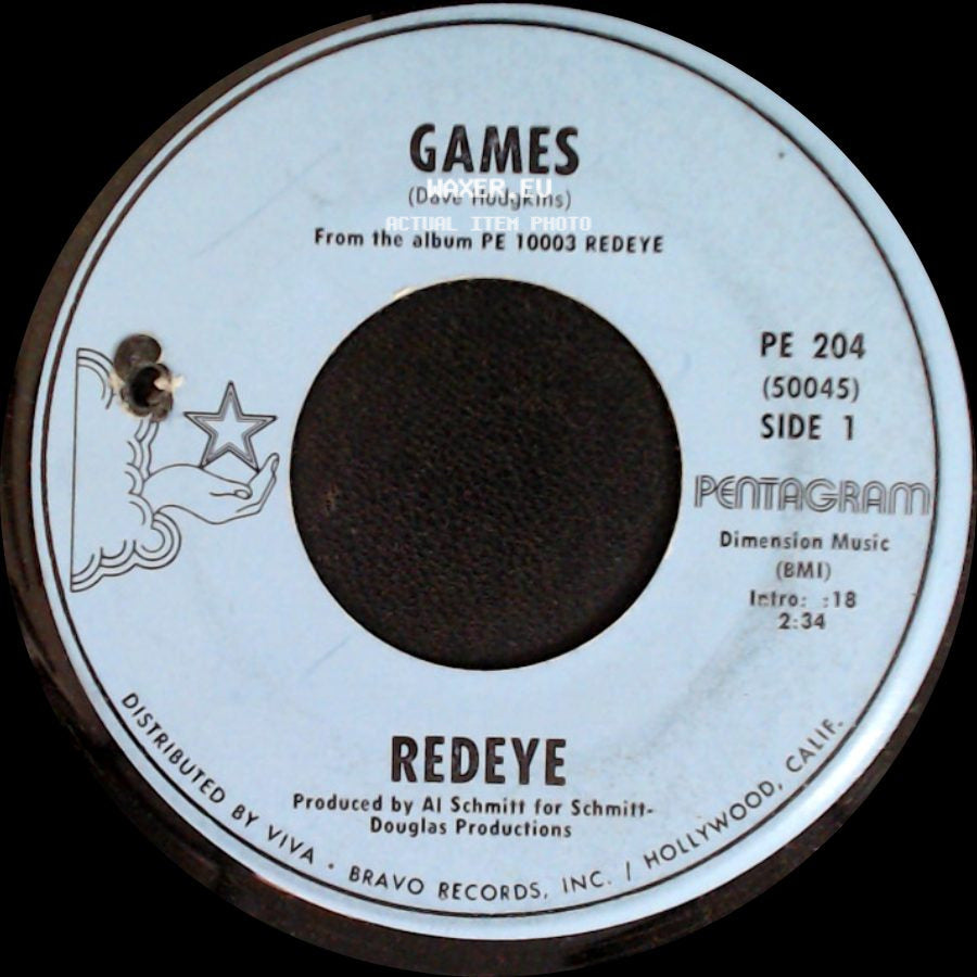 Redeye - Games / Collections Of Yesterday And Now side A