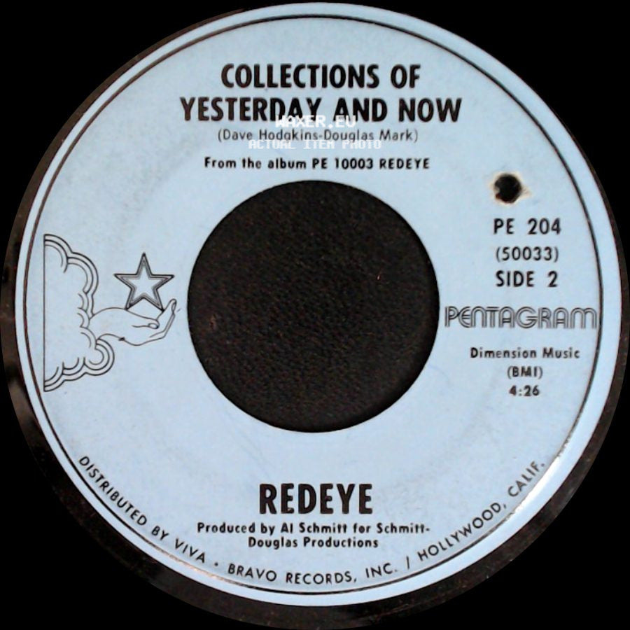 Redeye - Games / Collections Of Yesterday And Now side B