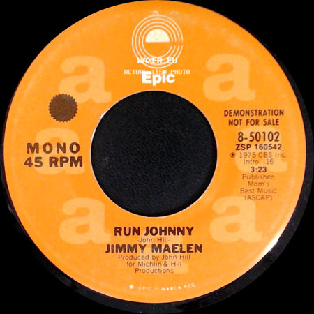 Jimmy Maelen - Run Johnny / Run Johnny side A