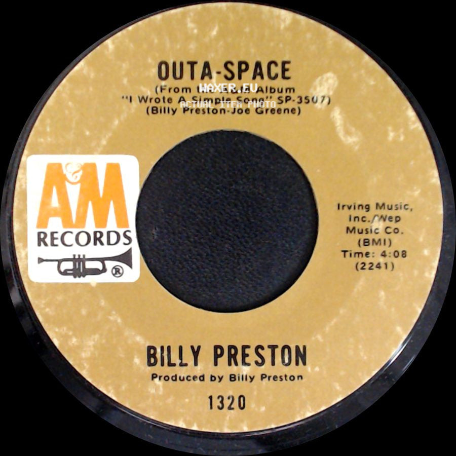 Billy Preston - Outa-Space / I Wrote A Simple Song side A