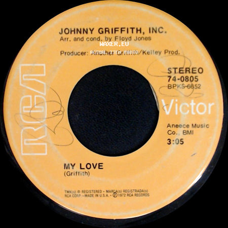 Johnny Griffith, Inc. - My Love / Grand Central Shuttle side A