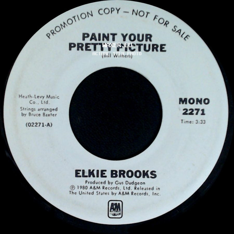 Elkie Brooks - Paint Your Pretty Picture / Paint Your Pretty Picture side B