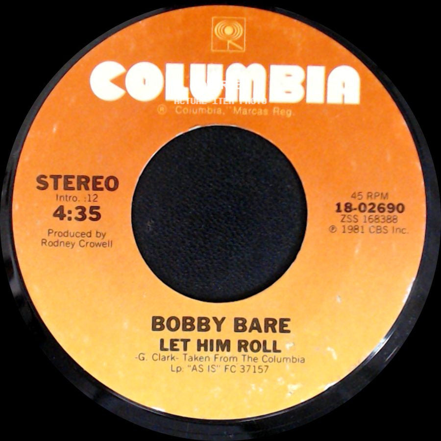 Bobby Bare - Let Him Roll / New Cut Road side A