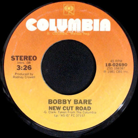 Bobby Bare - Let Him Roll / New Cut Road side B
