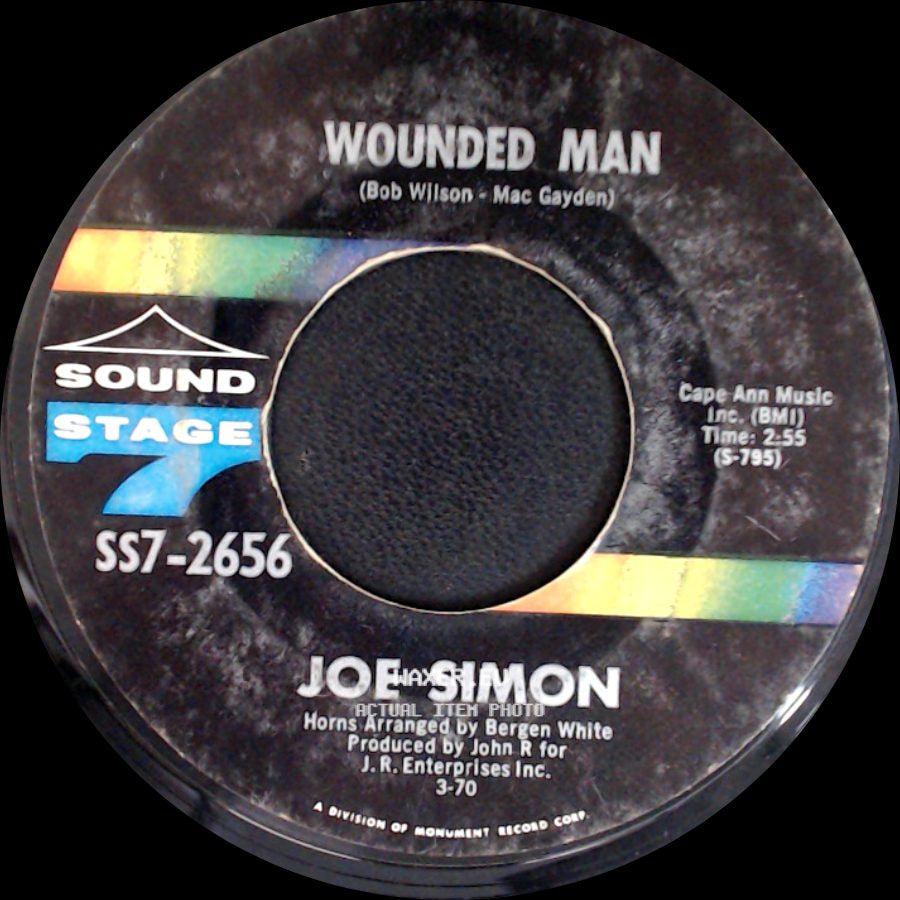 Joe Simon - Wounded Man / Farther On Down The Road side A
