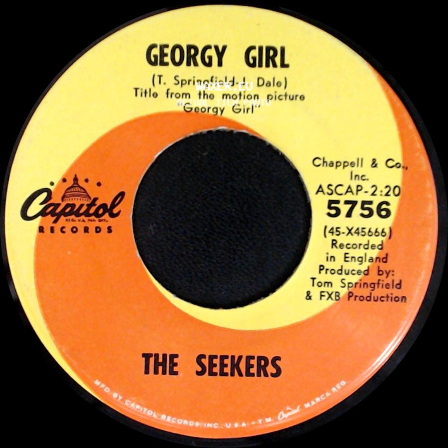 The Seekers - Georgy Girl / When The Stars Begin To Fall side A
