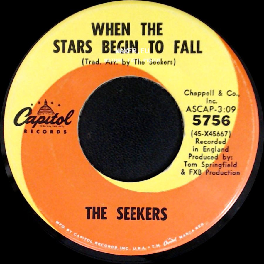 The Seekers - Georgy Girl / When The Stars Begin To Fall side B