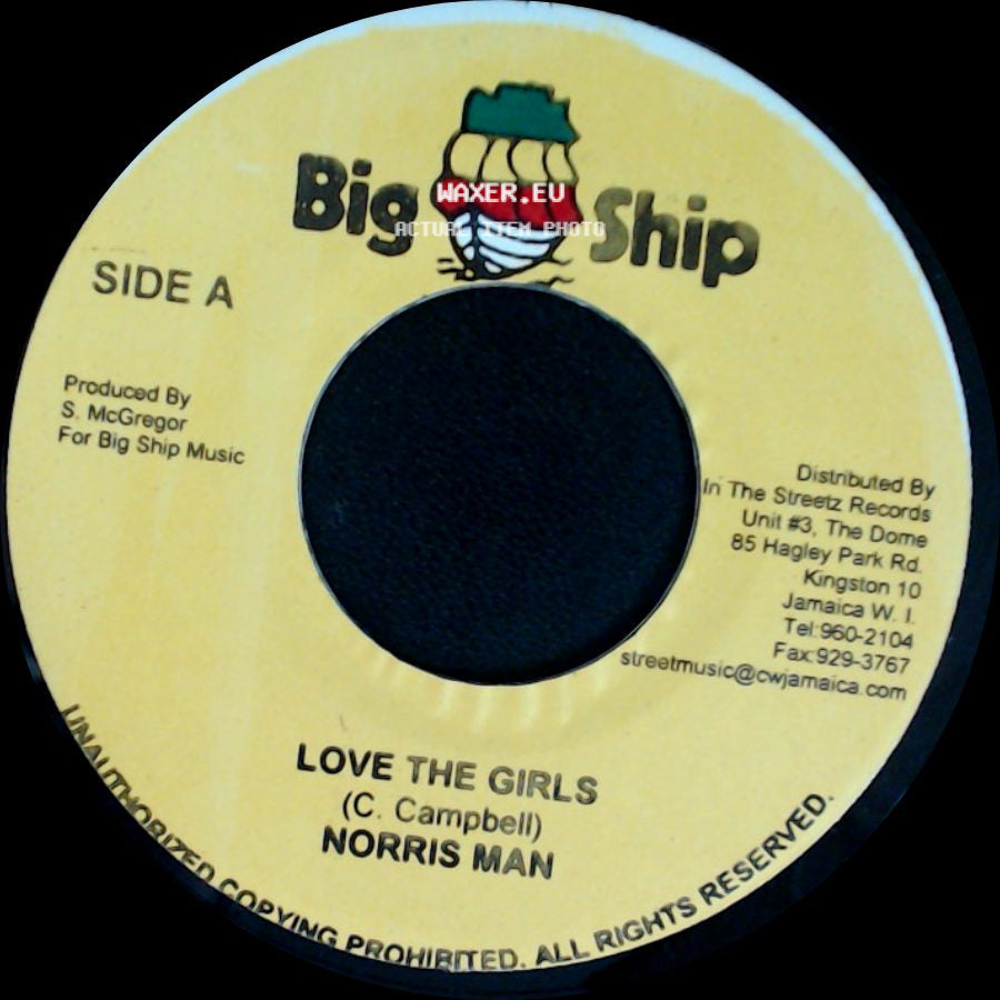 Norris Man / Powerman - Love The Girls / Sen Pon Dem side A