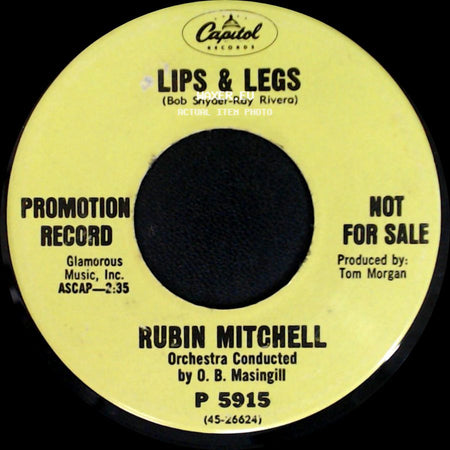 Rubin Mitchell - Dardanella / Lips & Legs side B