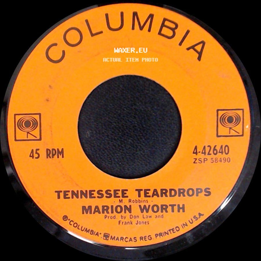 Marion Worth - Shake Me I Rattle (Squeeze Me I Cry) / Tennessee Teardrops side B
