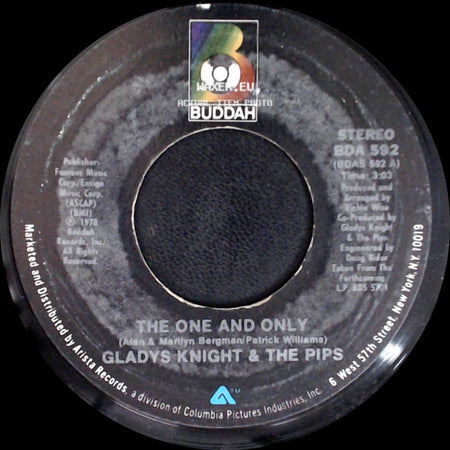 Gladys Knight & The Pips - Pipe Dreams / The One And Only side B