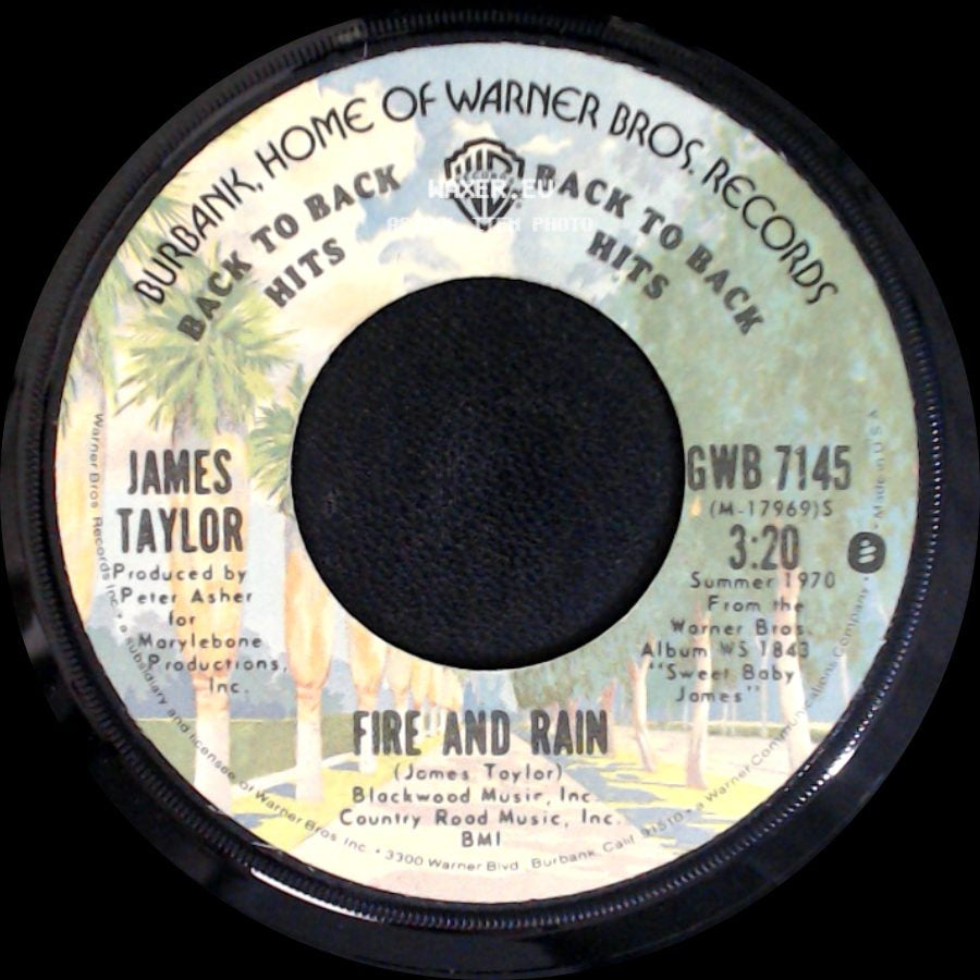 James Taylor - Fire And Rain / Country Road side A