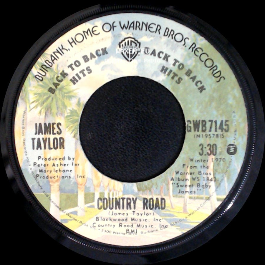 James Taylor - Fire And Rain / Country Road side B