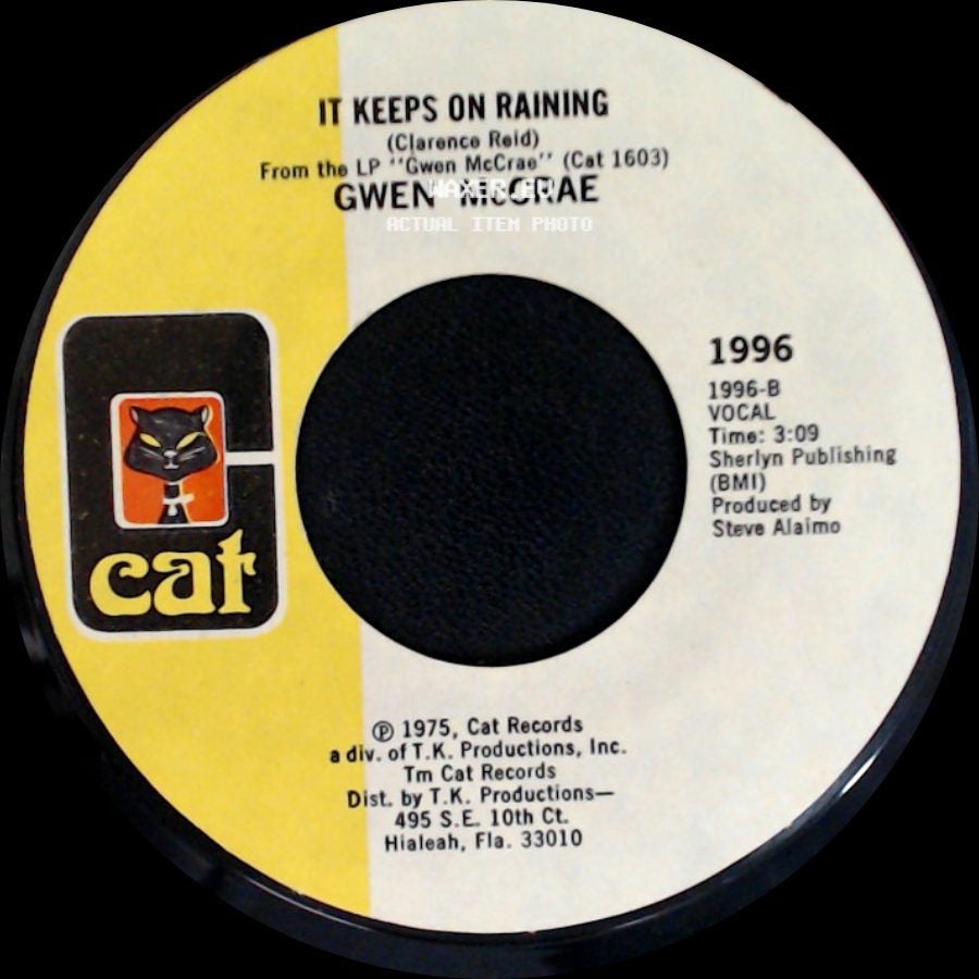 Gwen Mccrae - It Keeps On Raining / Rockin' Chair side A