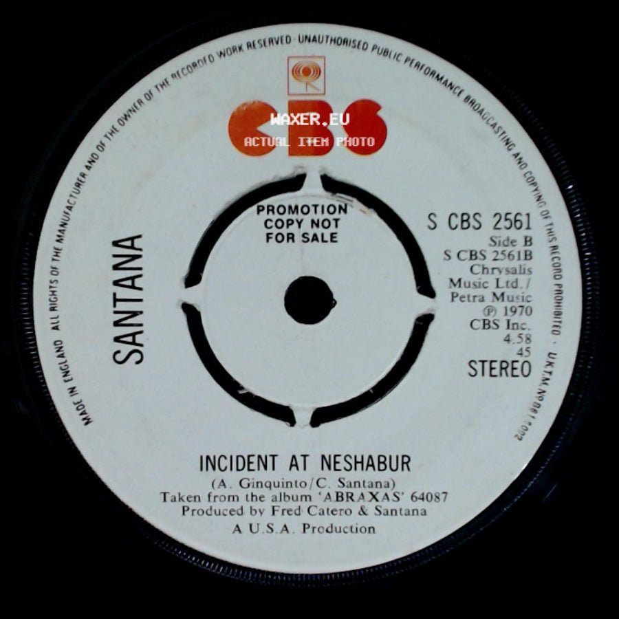 Santana - Samba Pa Ti / Incident At Neshabur side B