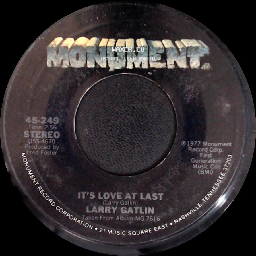 Larry Gatlin - It's Love At Last / Night Time Magic side A