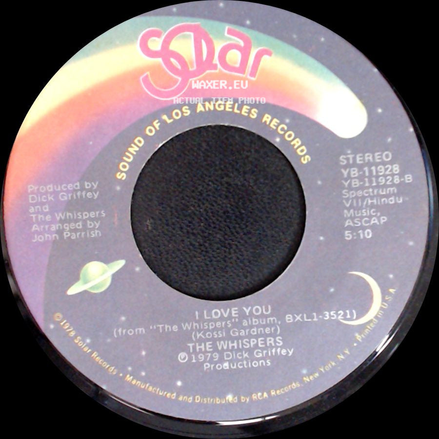 The Whispers - Lady / I Love You side B