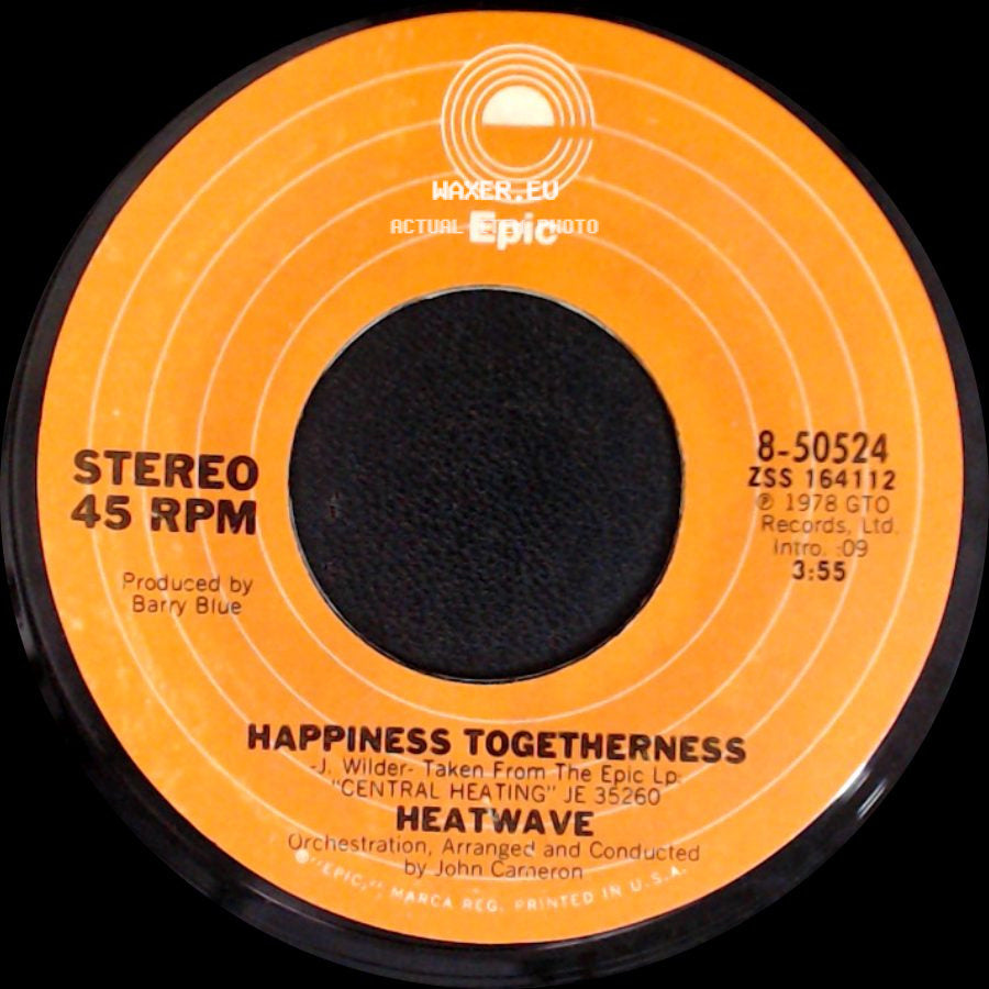 Heatwave - The Groove Line / Happiness Togetherness side B