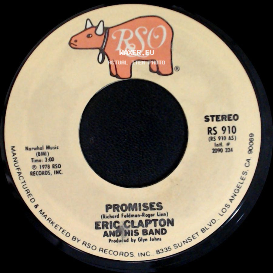 Eric Clapton And His Band - Promises / Watch Out For Lucy side A