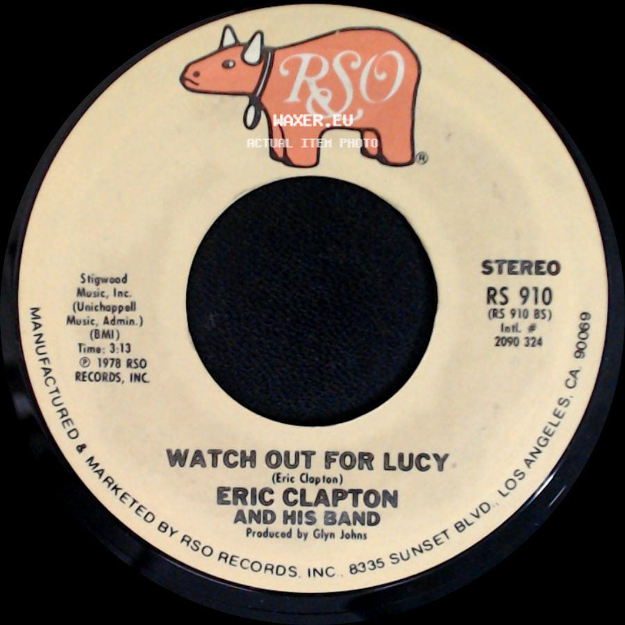Eric Clapton And His Band - Promises / Watch Out For Lucy side B