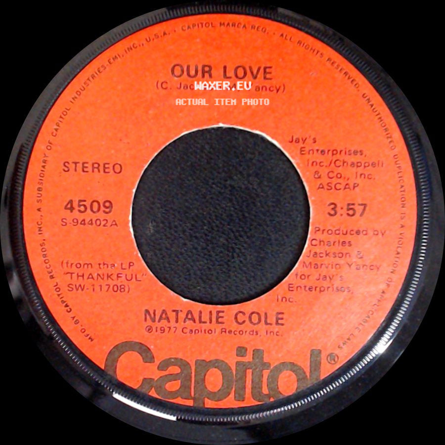 Natalie Cole - Our Love / La Costa side A