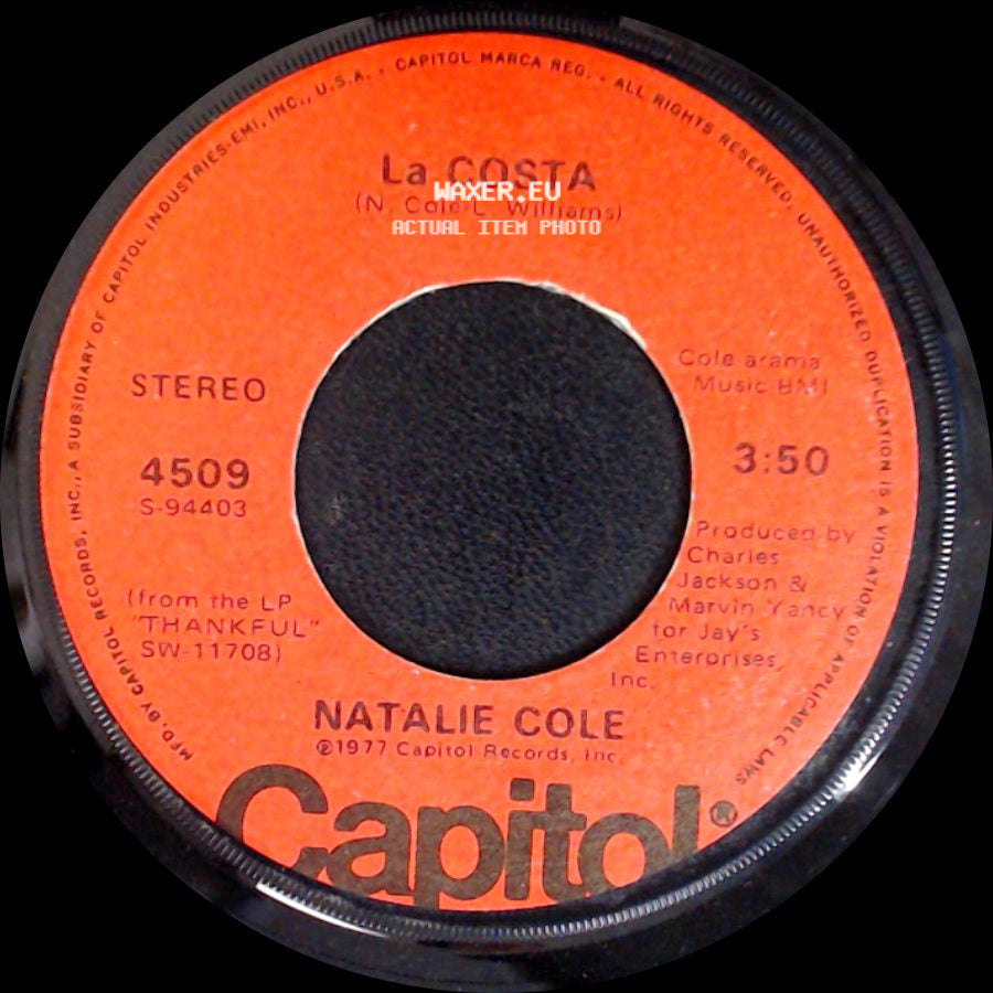 Natalie Cole - Our Love / La Costa side B