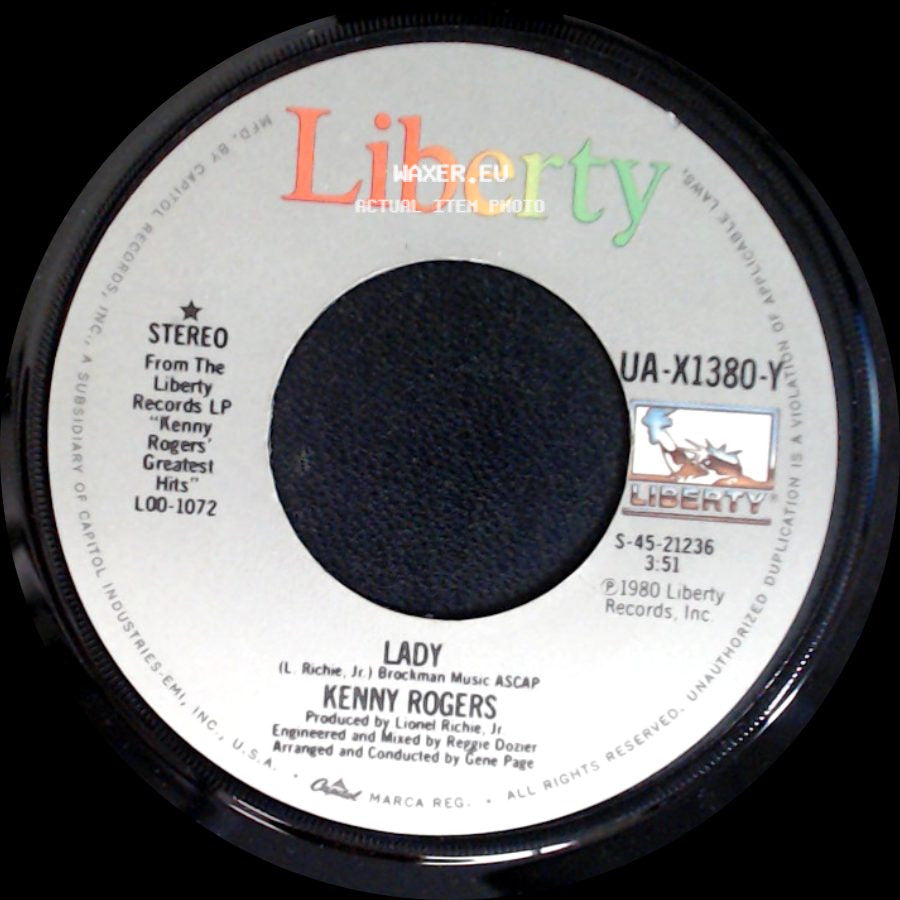 Kenny Rogers - Sweet Music Man / Lady side B