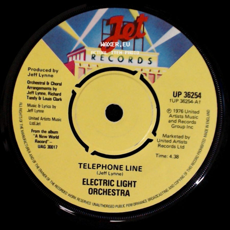 Electric Light Orchestra - Telephone Line / Poorboy (The Greenwood) / King Of The Universe side A
