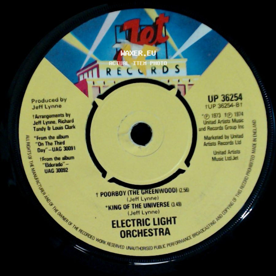 Electric Light Orchestra - Telephone Line / Poorboy (The Greenwood) / King Of The Universe side B