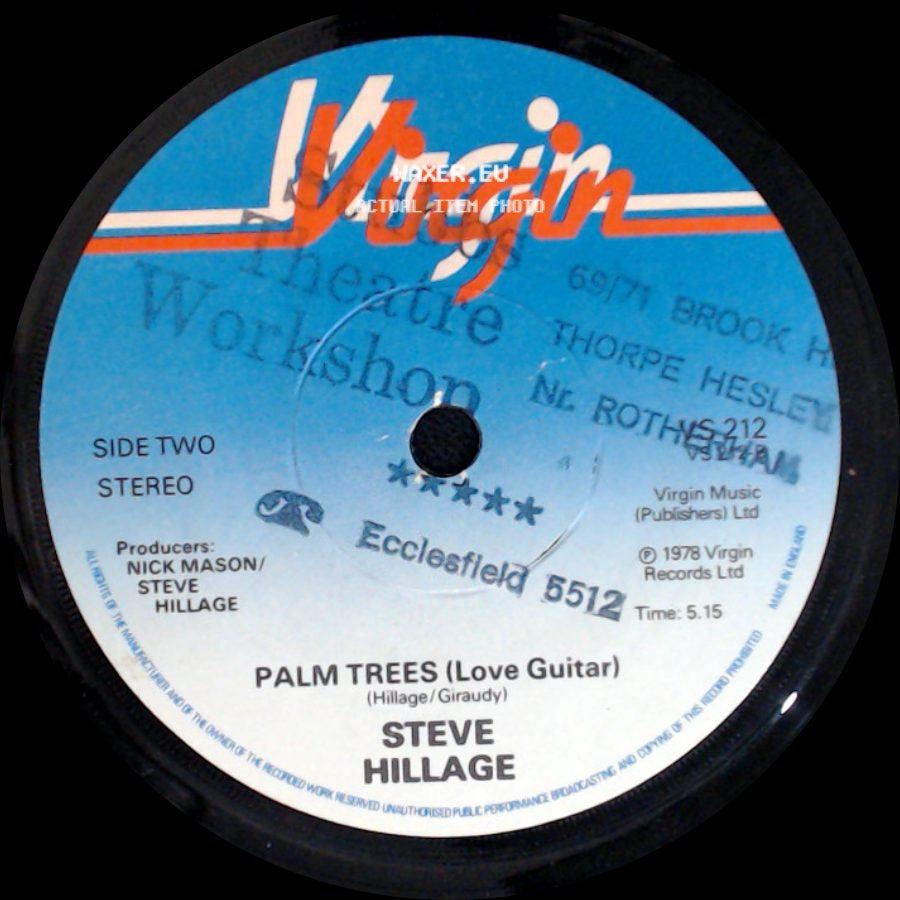 Steve Hillage - Getting Better / Palm Trees (Love Guitar) side B